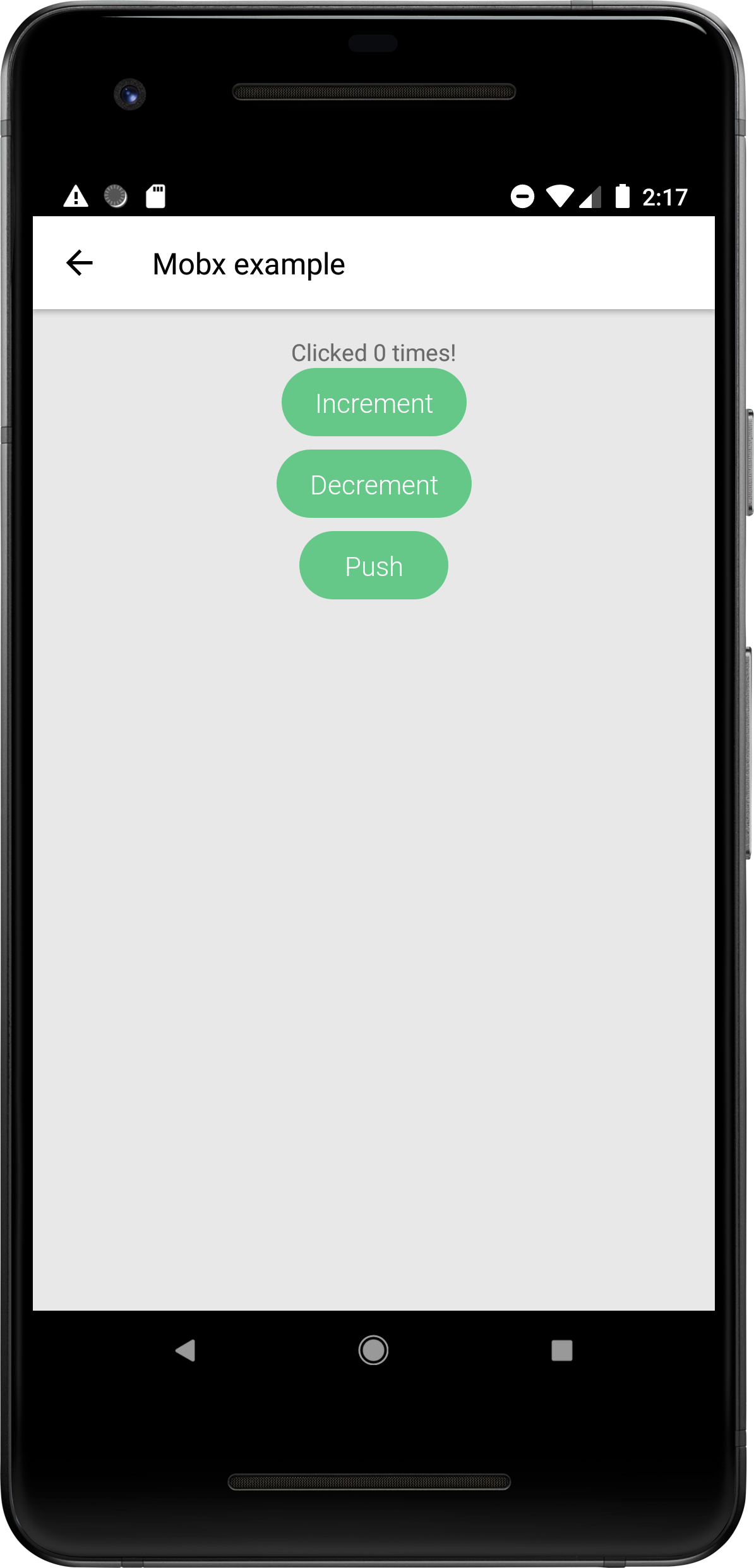 react native finish screen after navigate